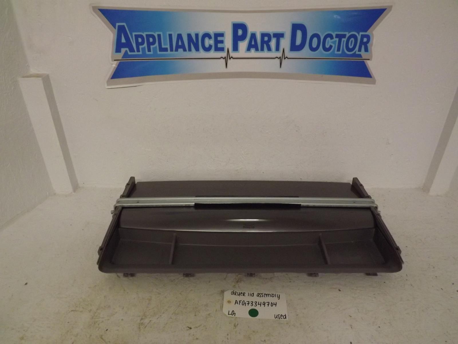 LG Dryer AFG73349704 Lid Assembly Used LG Dryer AFG73349704 Lid Assembly Used